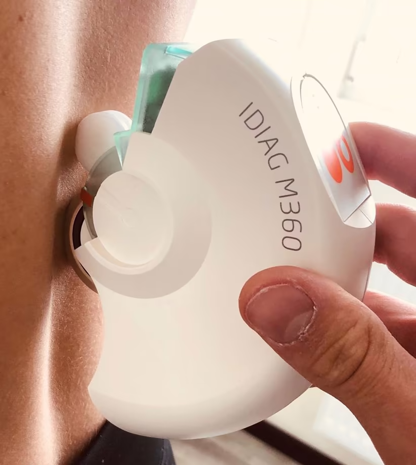IDIAG M360 Rückenmessung bei PROTRAIN